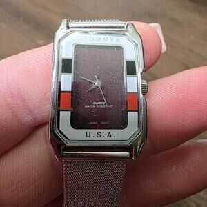 Tommy Hilfiger Tank Watch Women 21mm Silver Tone